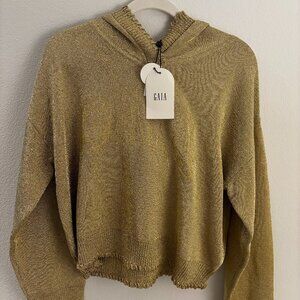 Cult Gaia x GAP NWT Metallic Hoodie